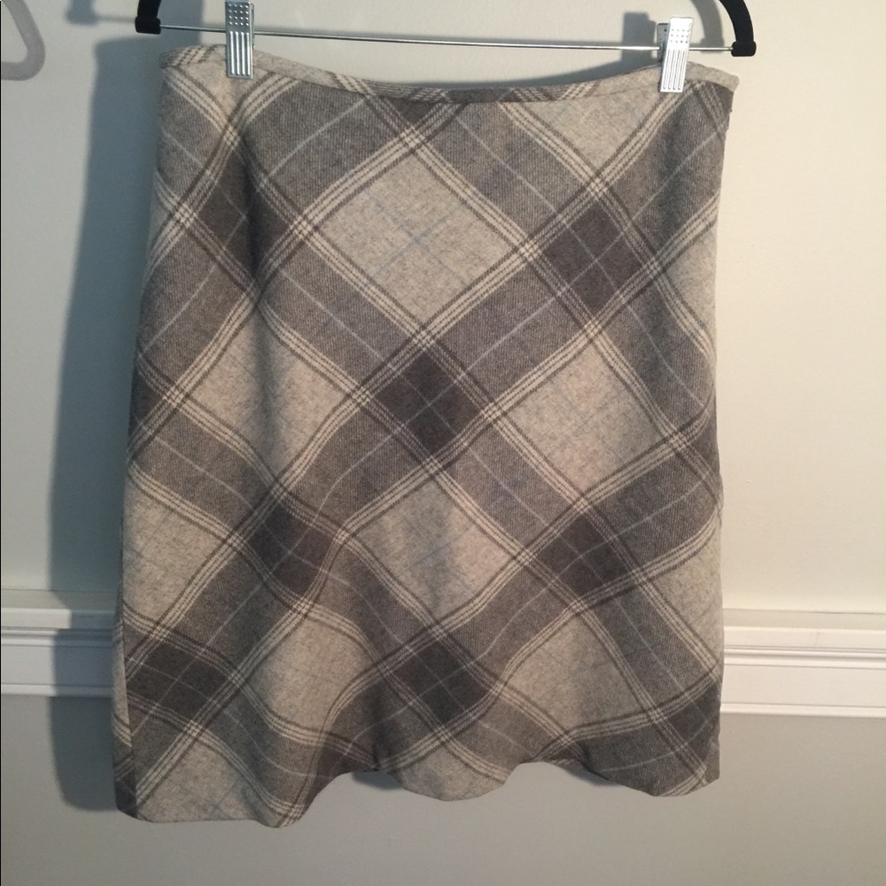 LOFT Wool A-Line Skirt